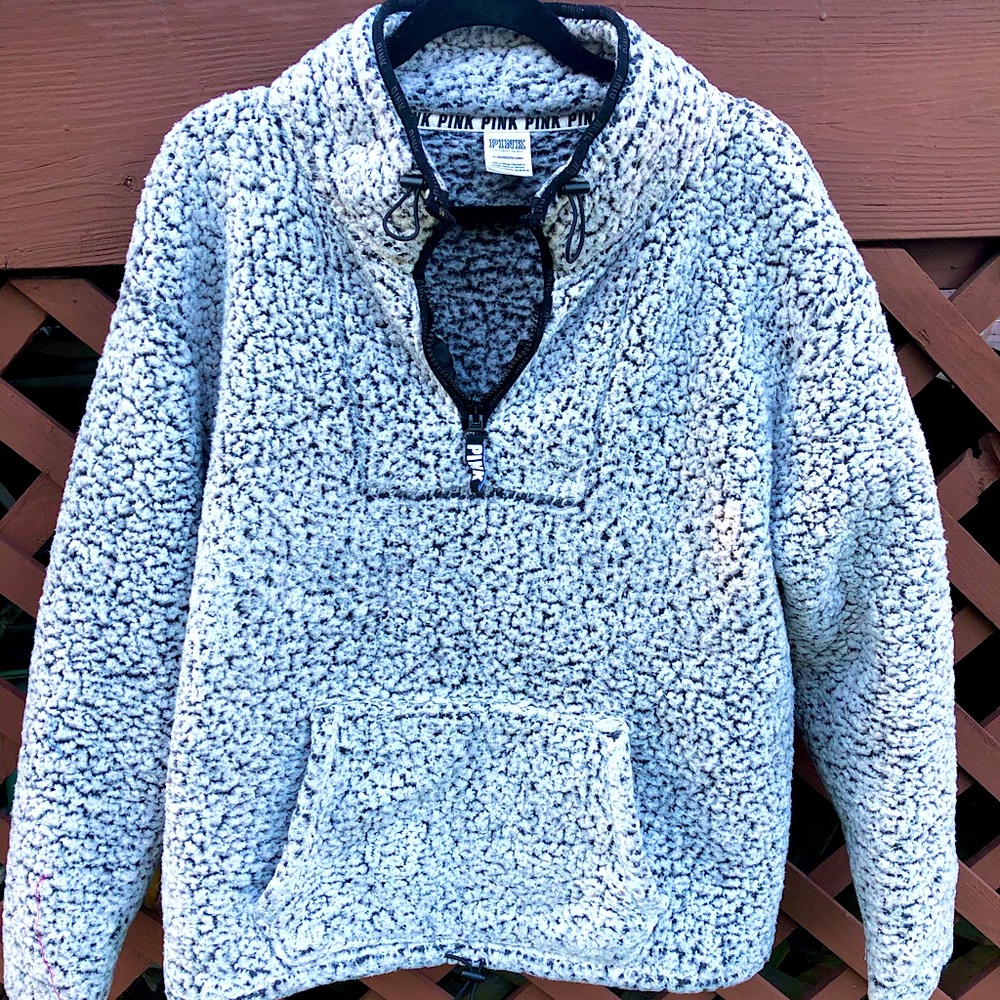 PINK VS Grey Fleece